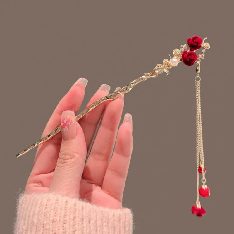 Scarlet Muse Hair Pins