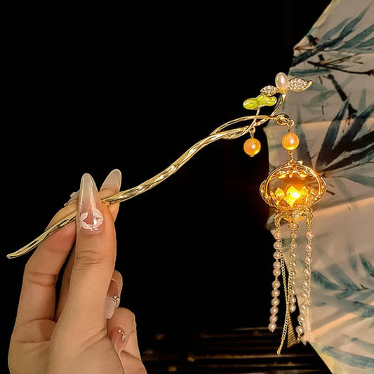 Luminous Flower Hairpin