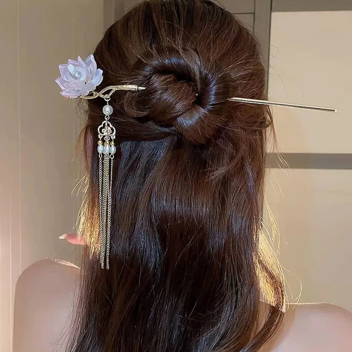 Luminous Flower Hairpin