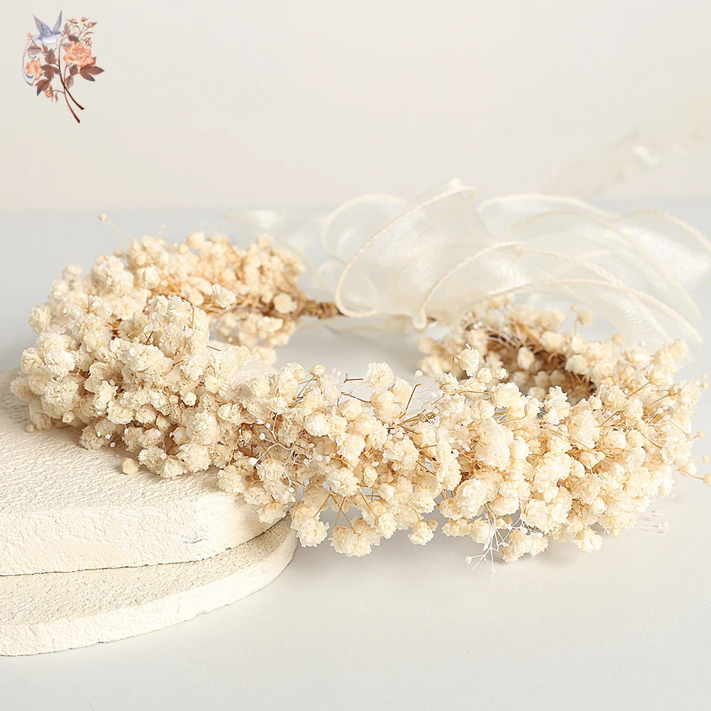 Boho Dried Flower  Crown