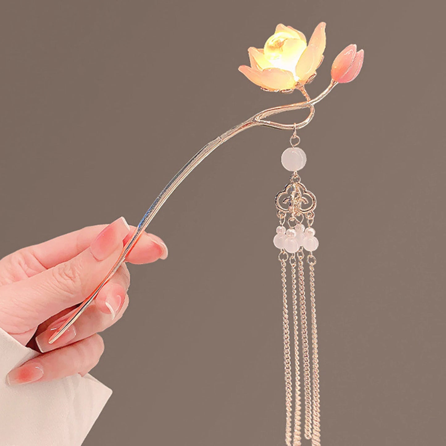 Luminous Flower Hairpin