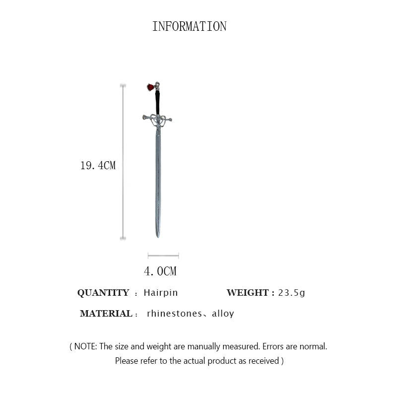 Sword Hair Pin