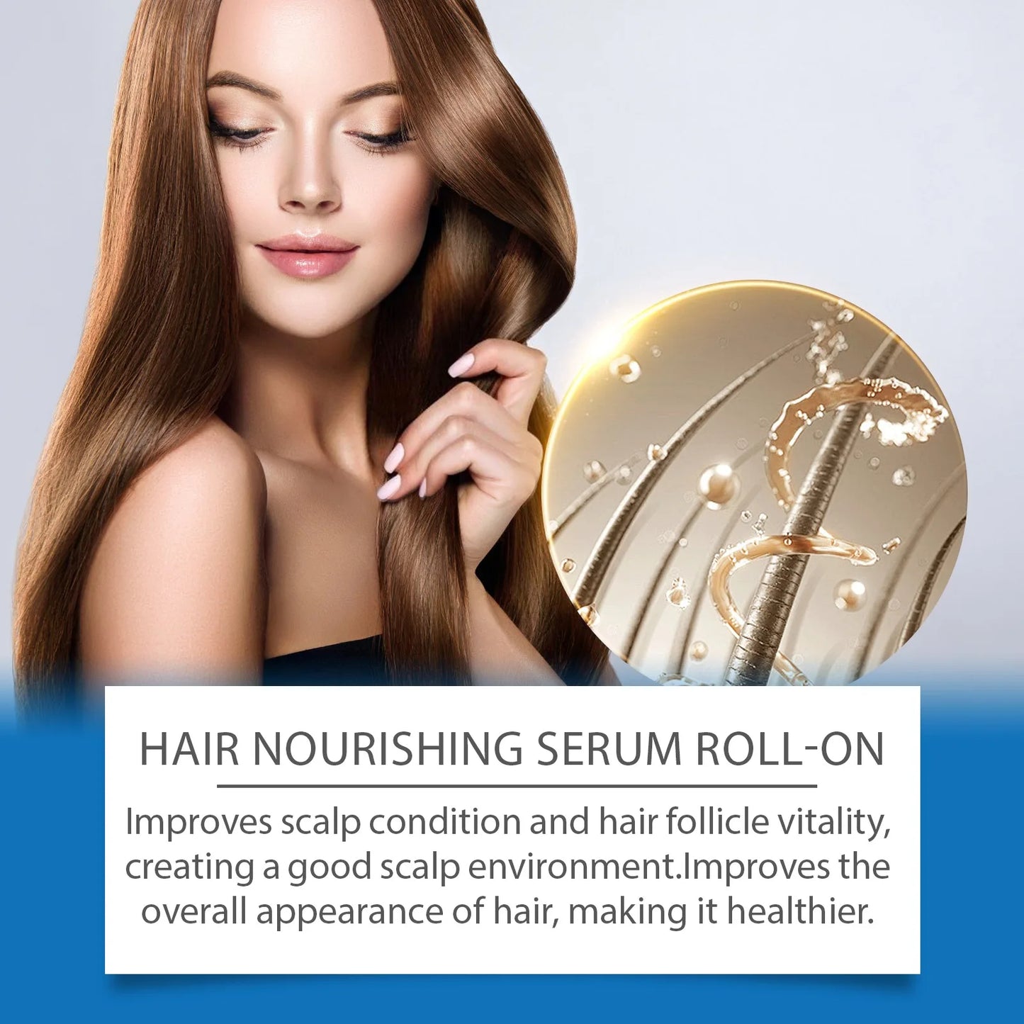 Hair Growth Roller Serum – Boost Thickness, Reduce Hair Fall & Nourish Your Scalp
