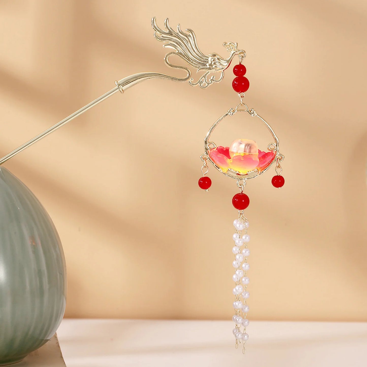 Luminous Flower Hairpin