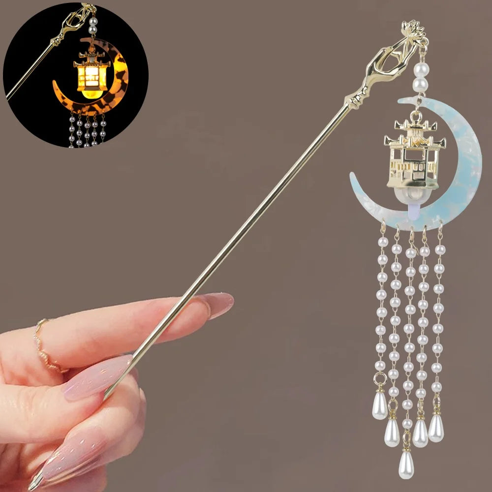 Luminous Flower Hairpin