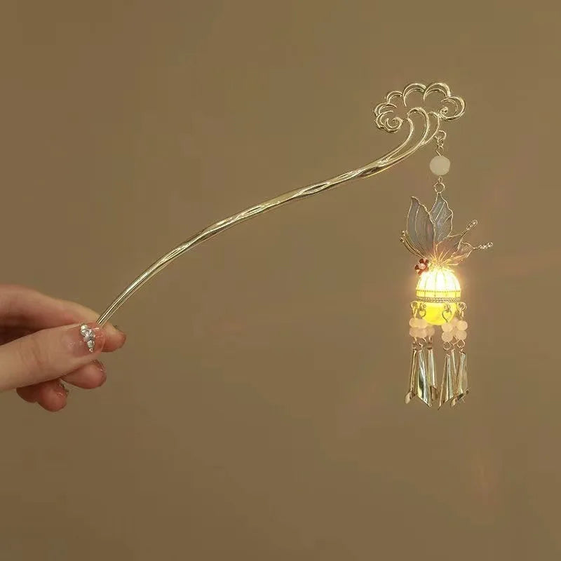 Luminous Flower Hairpin