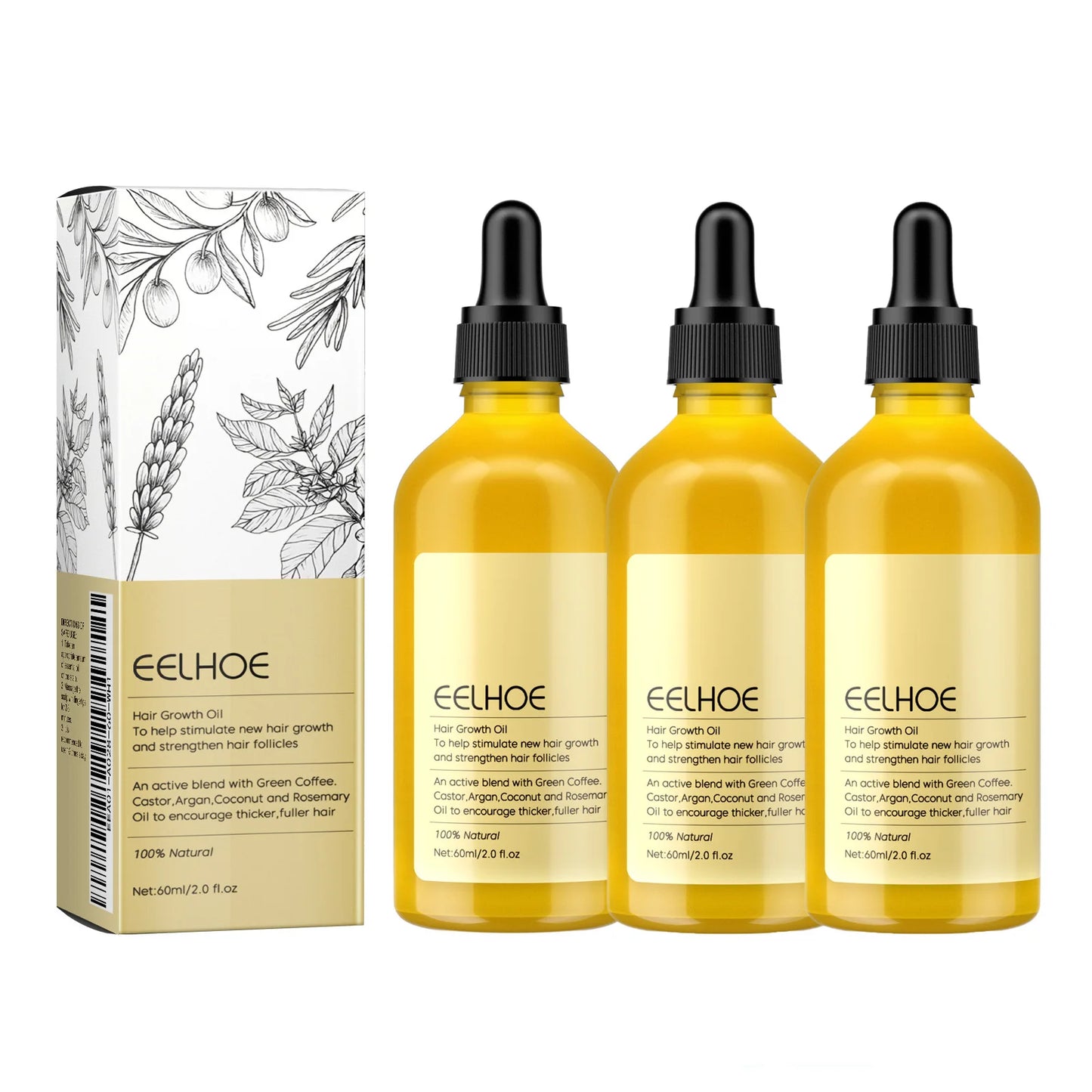 Rosemary Hair Growth Oil – Thicker, Stronger Hair & Reduced Hair Loss