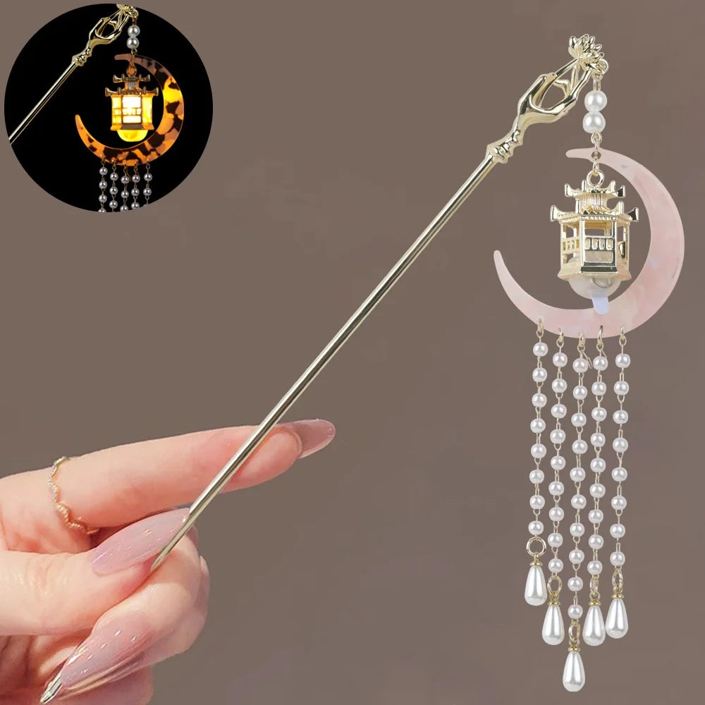 Luminous Flower Hairpin