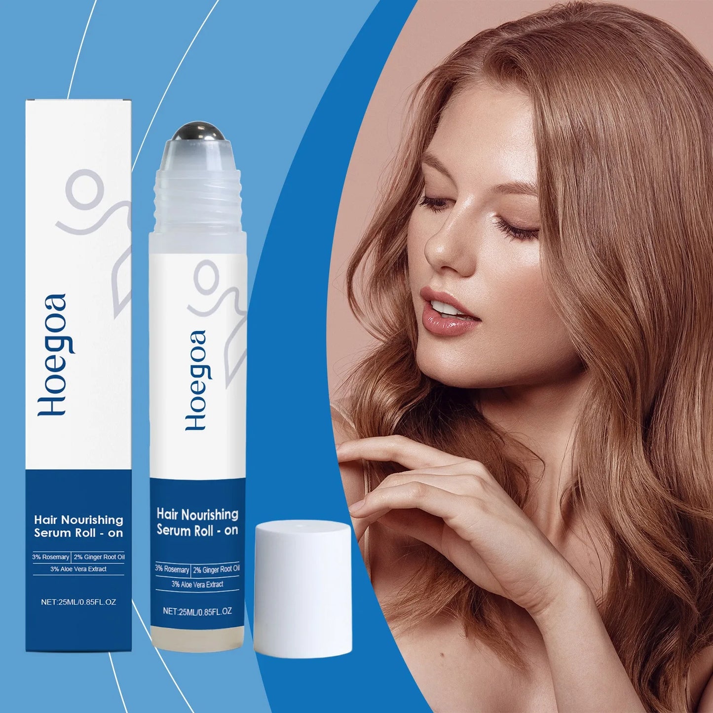 Hair Growth Roller Serum – Boost Thickness, Reduce Hair Fall & Nourish Your Scalp