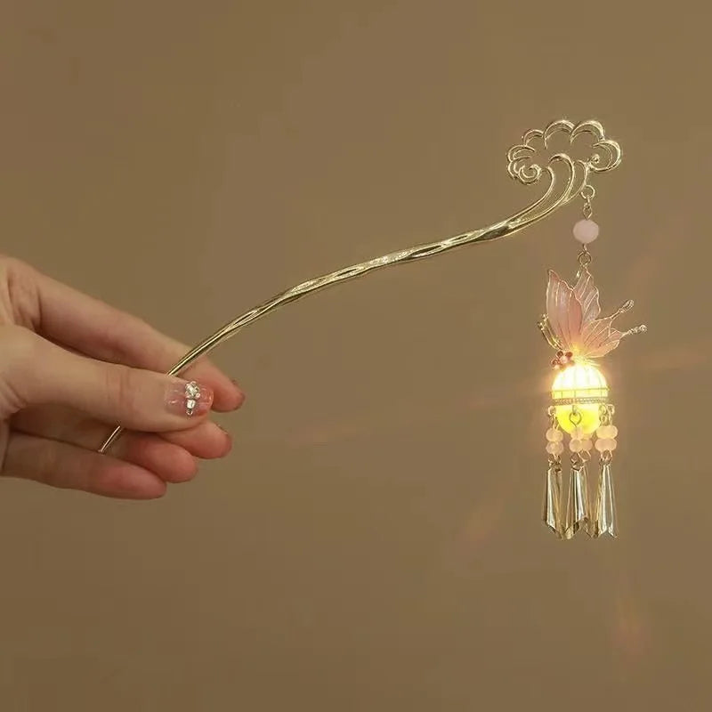 Luminous Flower Hairpin