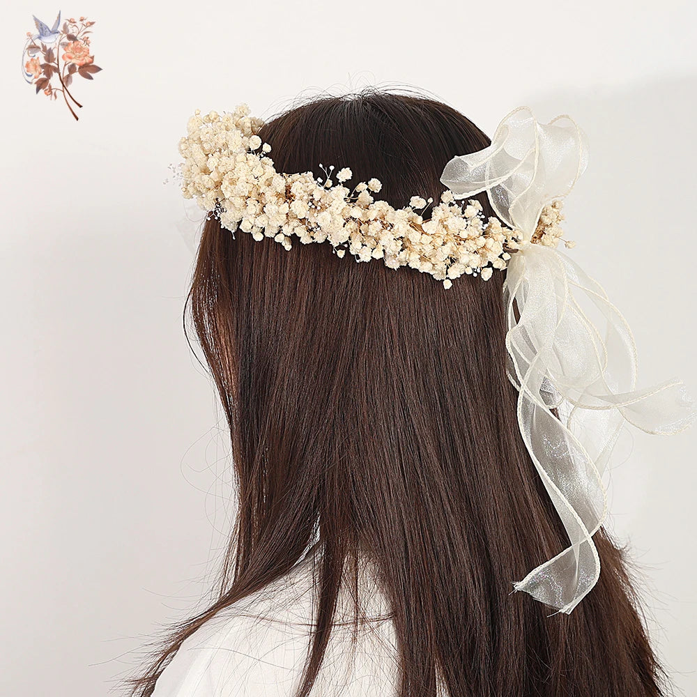 Boho Dried Flower  Crown