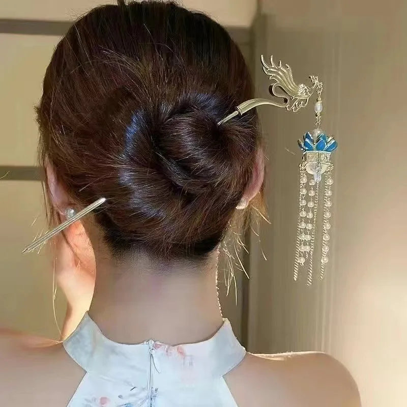 Luminous Flower Hairpin