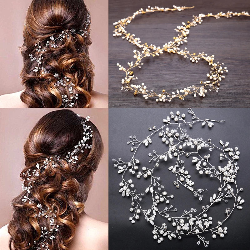 Elara Bridal Hair Vine