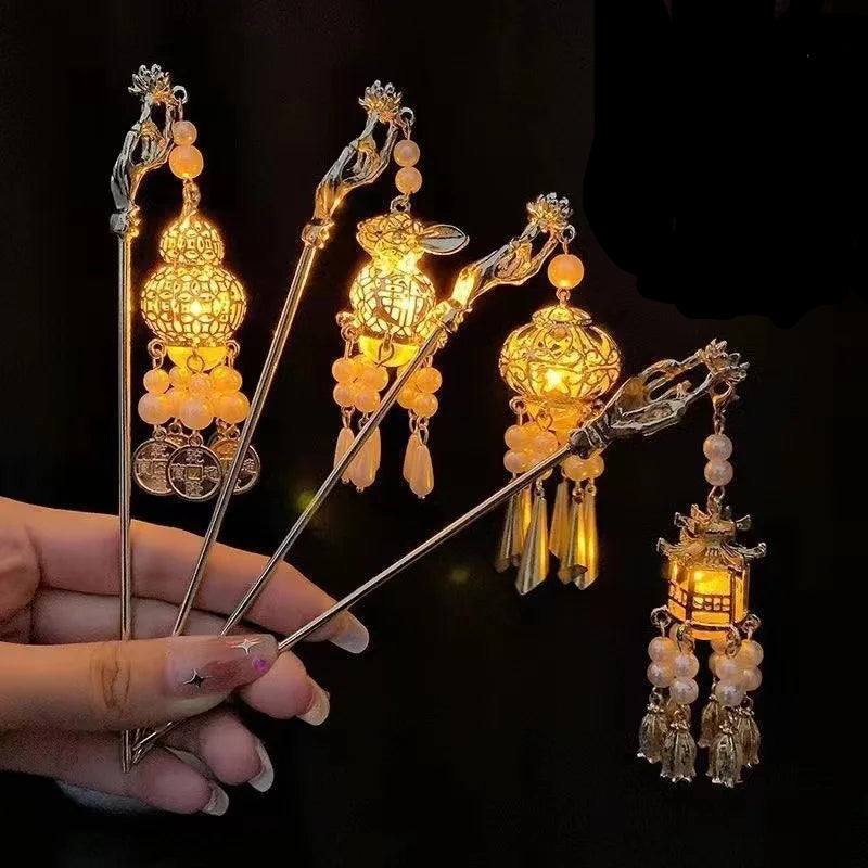 Luminous Flower Hairpin