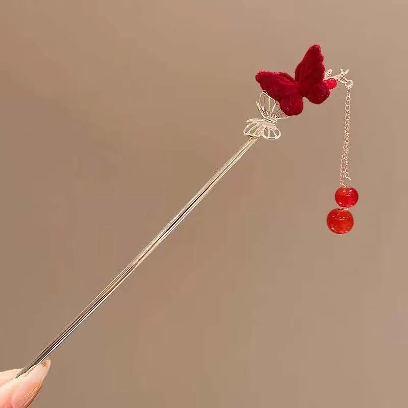 Scarlet Muse Hair Pins