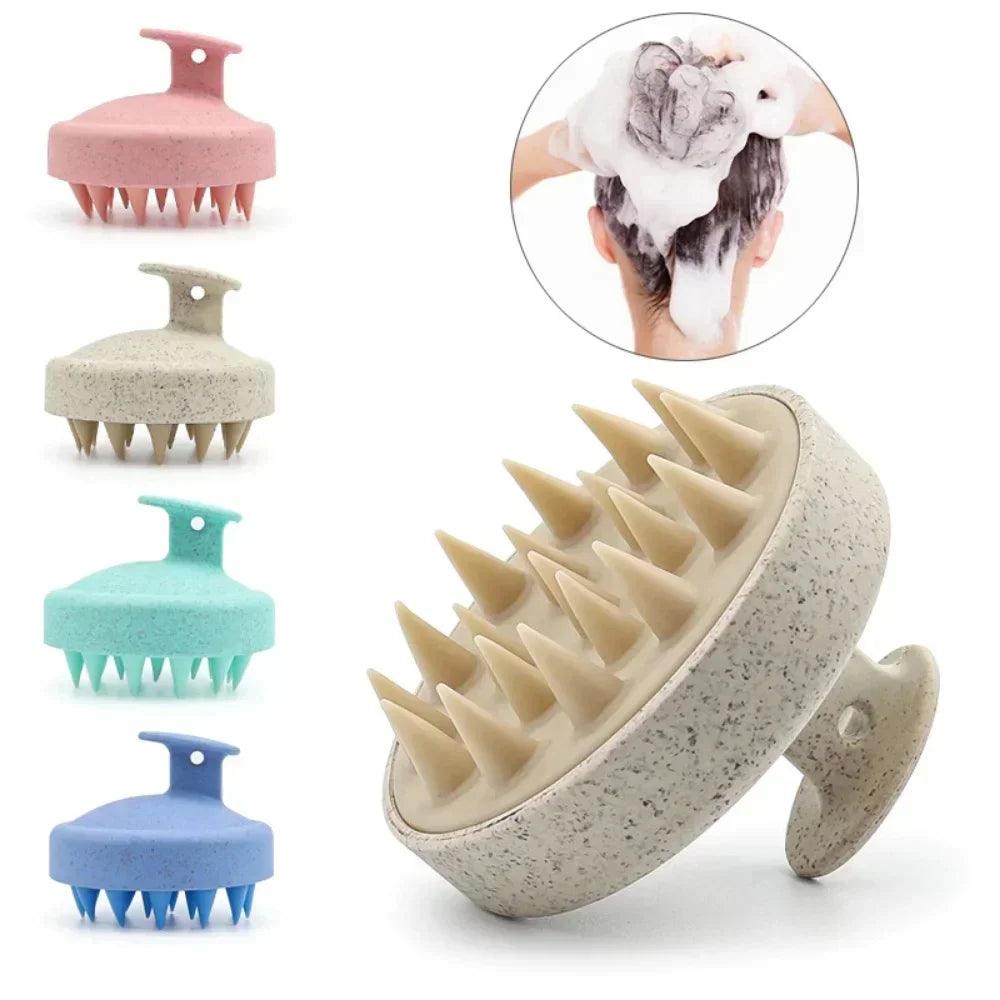 Scalp Massager Shampoo Brush – Stimulate Hair Growth & Deep Clean