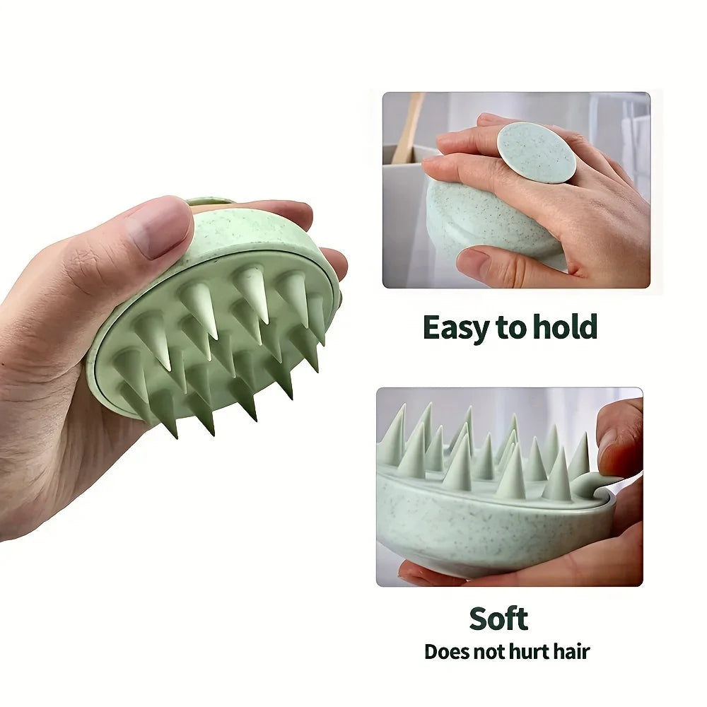 Scalp Massager Shampoo Brush – Stimulate Hair Growth & Deep Clean