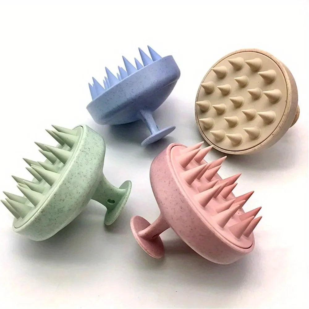Scalp Massager Shampoo Brush – Stimulate Hair Growth & Deep Clean