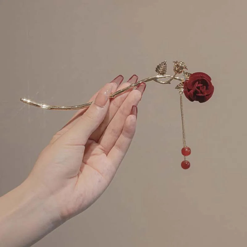 Scarlet Muse Hair Pins