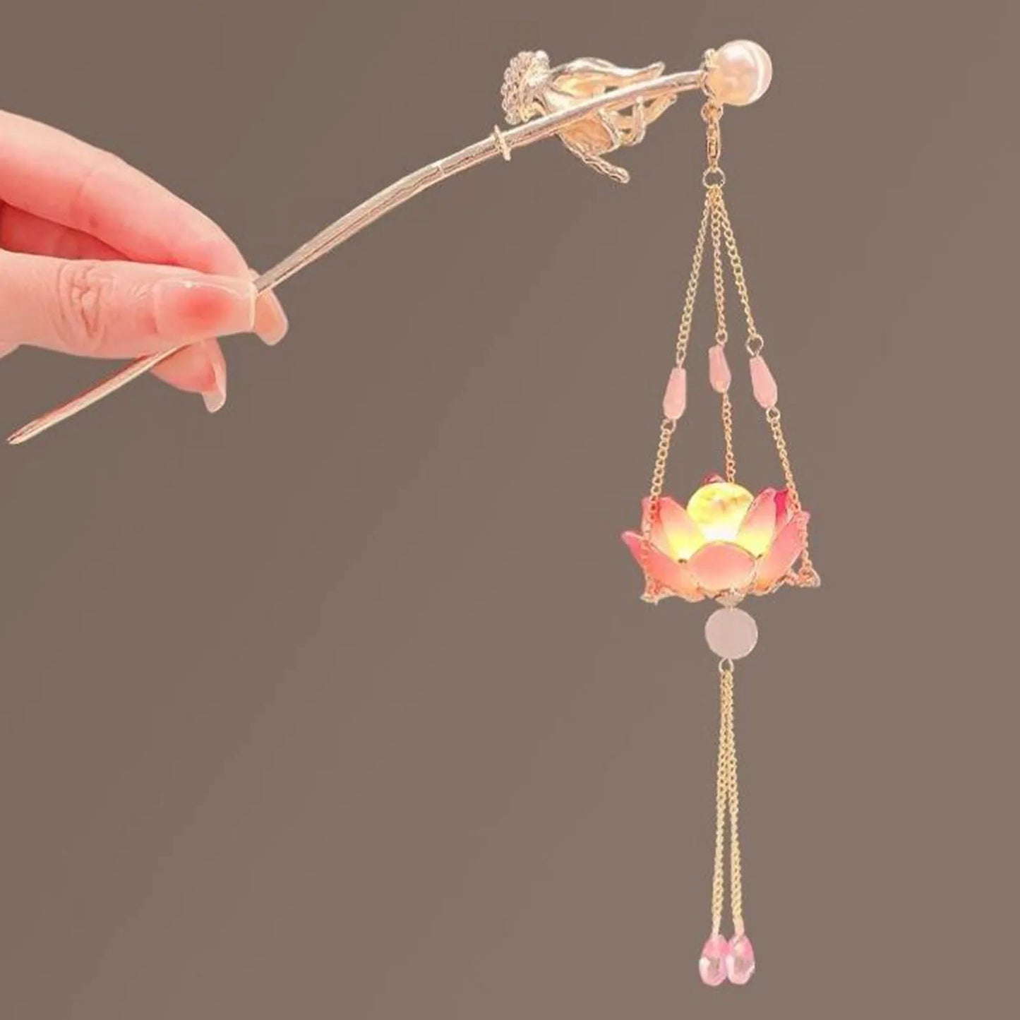 Luminous Flower Hairpin