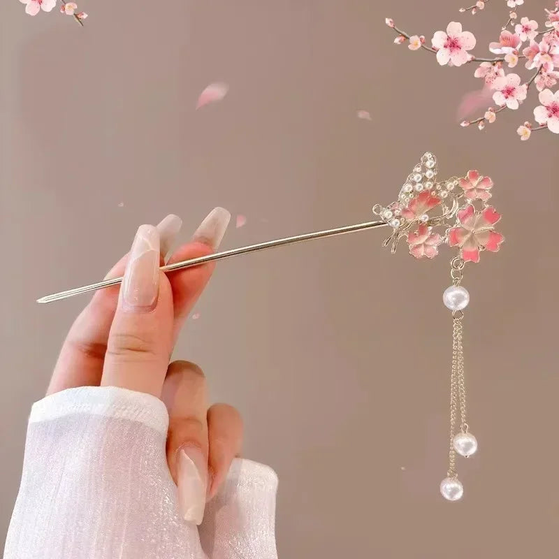 Ruby Hair Pin