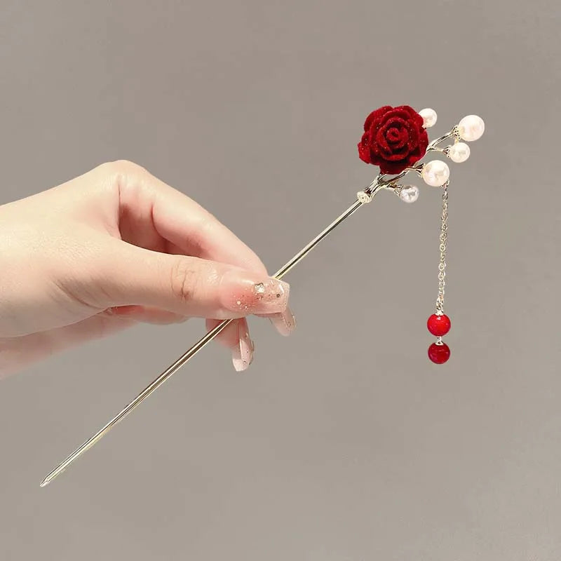 Scarlet Muse Hair Pins
