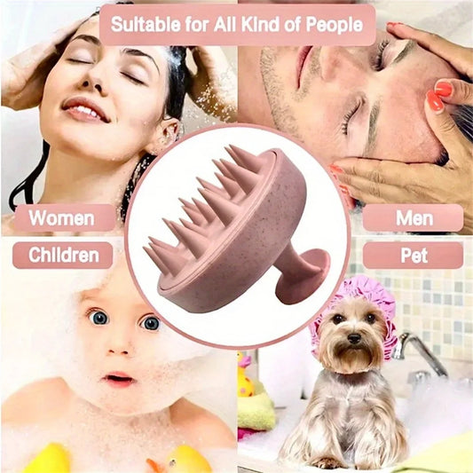 Scalp Massager Shampoo Brush – Stimulate Hair Growth & Deep Clean